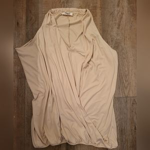 Zenana Front Drape Blouse